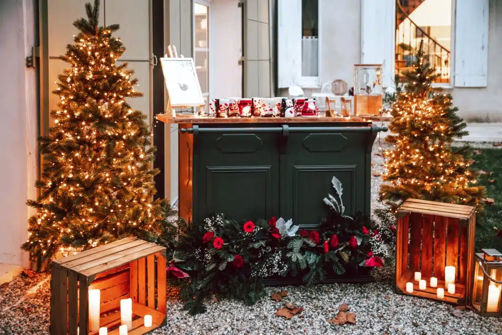 bar chocolat mariage hiver