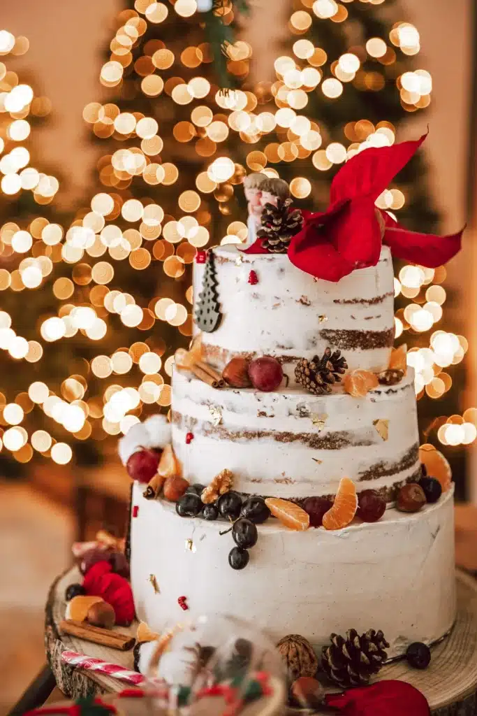 nude cake wedding cake mariage hivernal